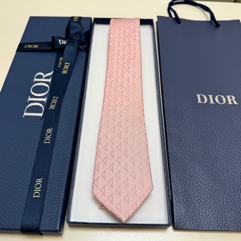 디올 라인 다이아몬드 패턴 넥타이 001-265370