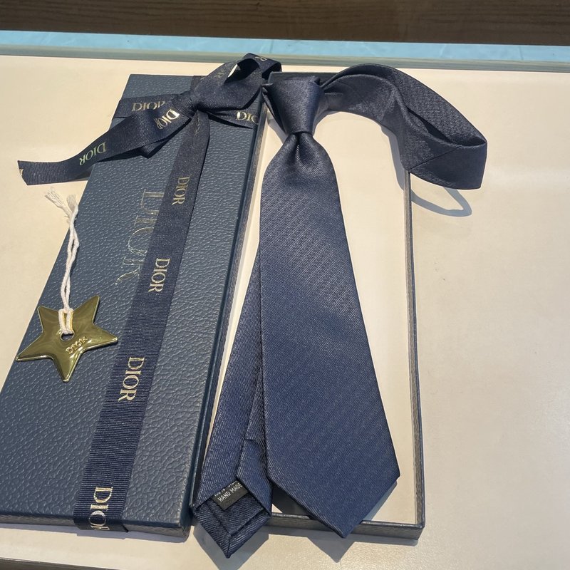 디올 로고 자카드 넥타이 001-265422