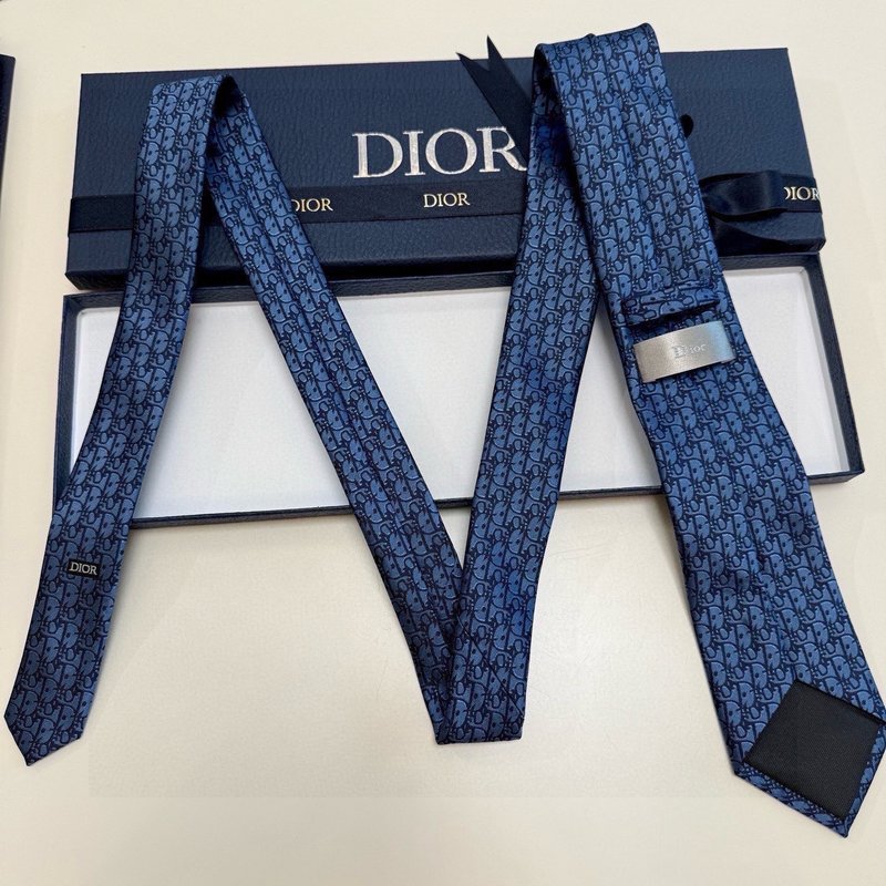 DIOR 남성 클래식 로고 자카드 넥타이 001-265442
