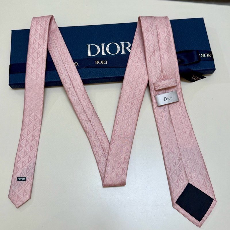 디올 남성 CD 다이아몬드 패턴 넥타이 001-265467