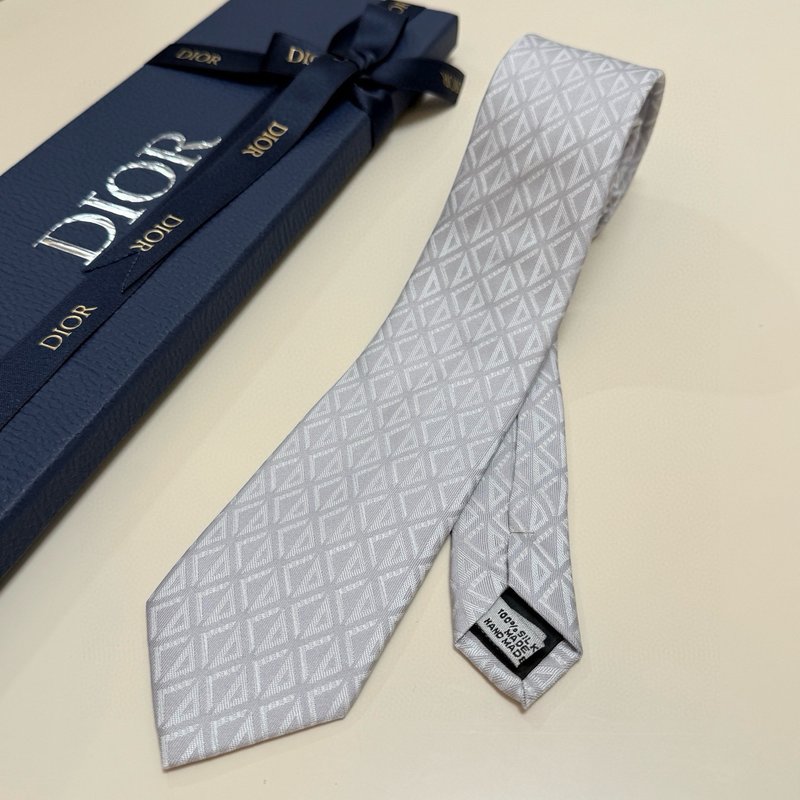 DIOR 다이아몬드 패턴 넥타이 001-265523