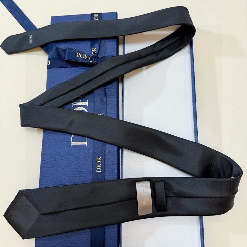 DIOR 남성 로고 자카드 넥타이 001-265526