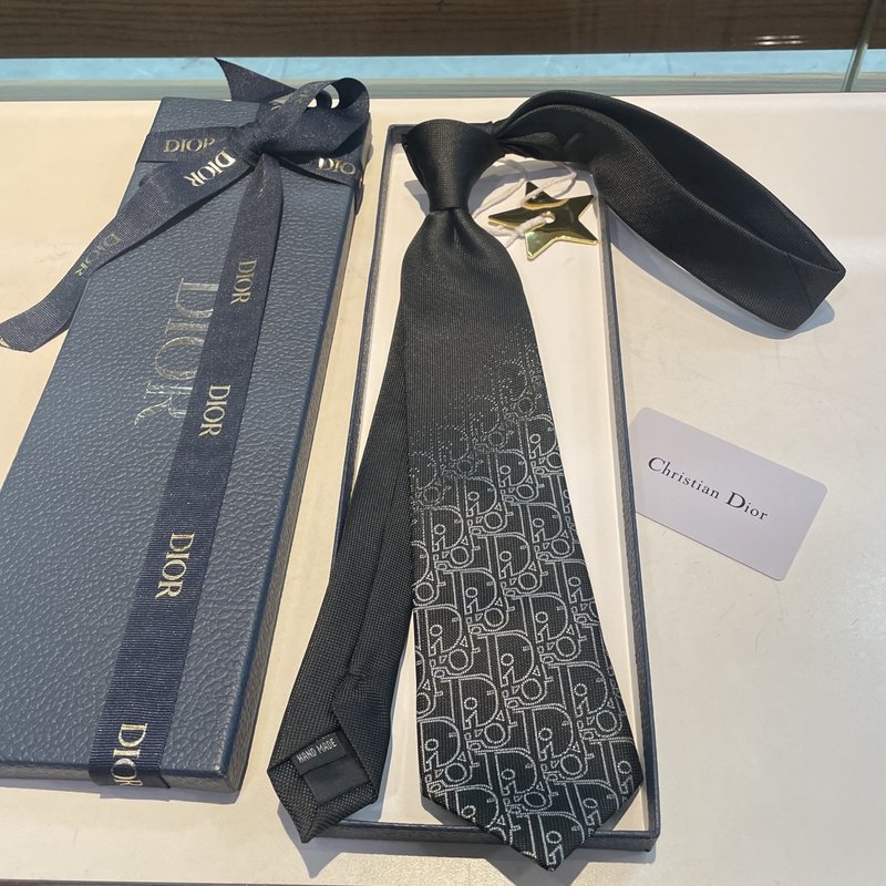 디올 남성 로고 자카드 넥타이 001-265534