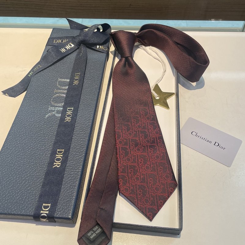 디올 남성 로고 자카드 넥타이 001-265534