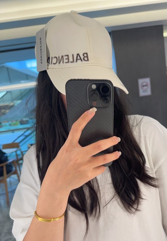 발렌시아가 레터 자수 볼캡 001-265665