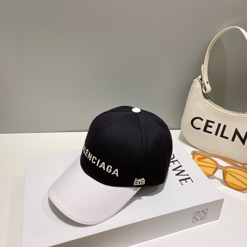 Balenci 컬러블록 야구모자 001-265872
