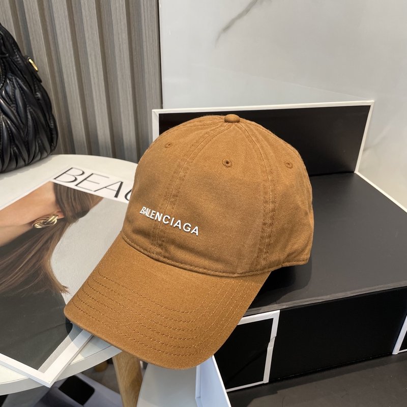 발렌시아가 워싱 코튼 더블 B 로고 볼캡 001-265948