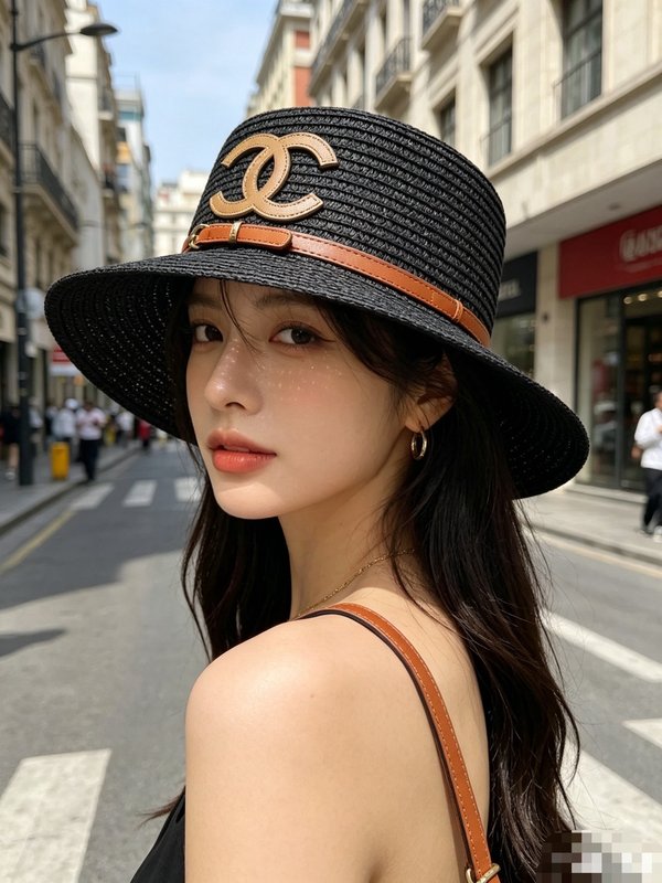 샤넬 프렌치 라피아 밀짚모자 001-265974
