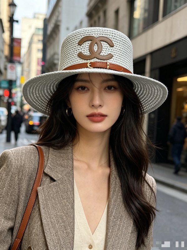 샤넬 프렌치 라피아 밀짚모자 001-265974
