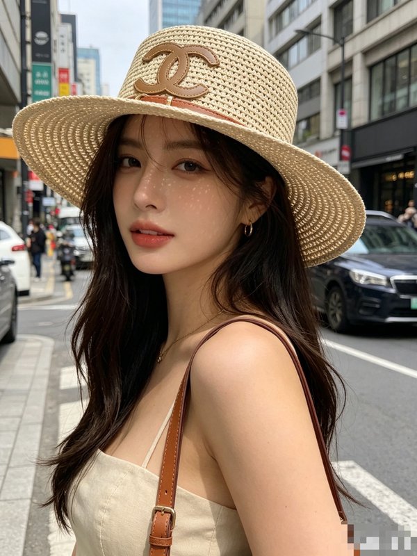 샤넬 프렌치 라피아 밀짚모자 001-265974