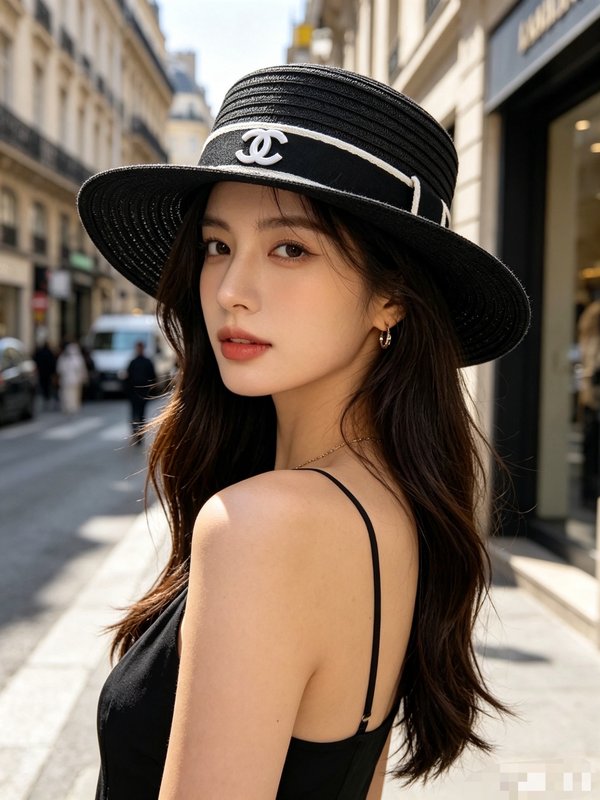 샤넬 프렌치 라피아 버킷햇 001-265975