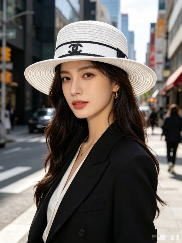 샤넬 프렌치 라피아 버킷햇 001-265975