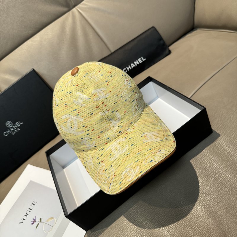 샤넬 울 자수 야구 모자 001-265990