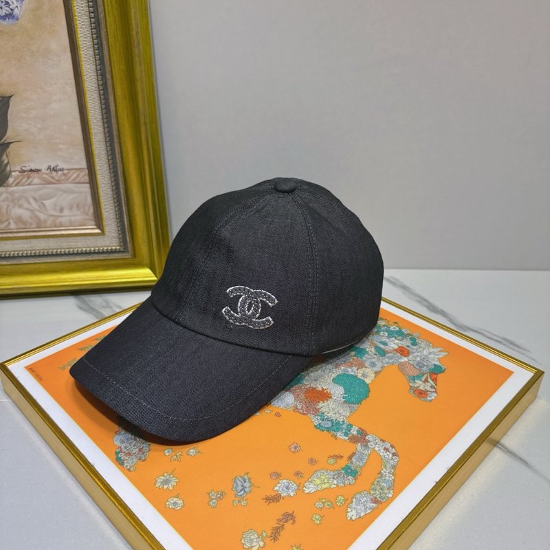 샤넬 비즈 더블 C 야구 모자 001-266005