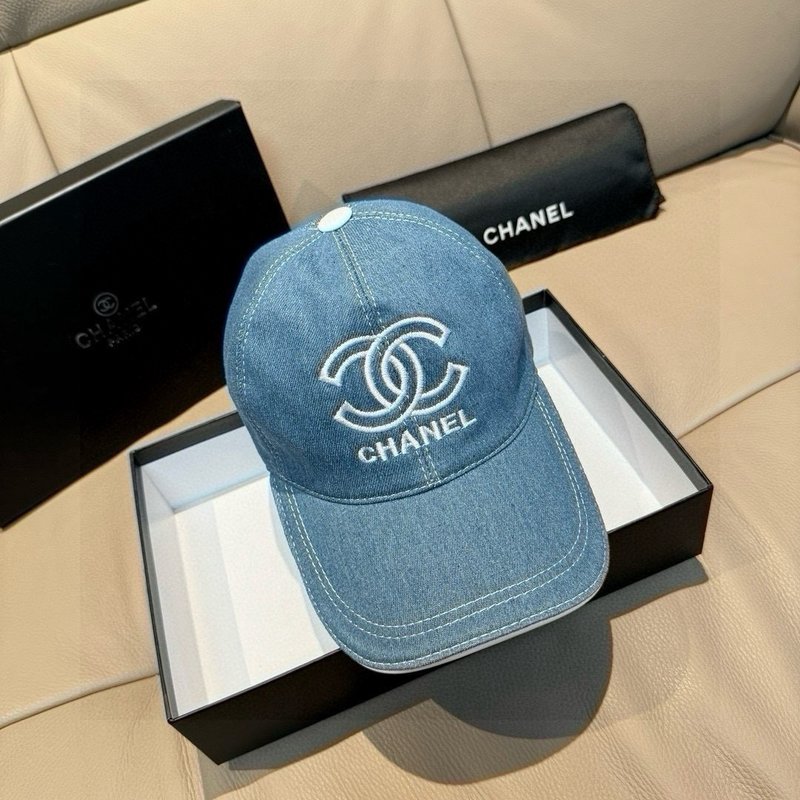 샤넬 청바지 자수 야구모자 001-266042