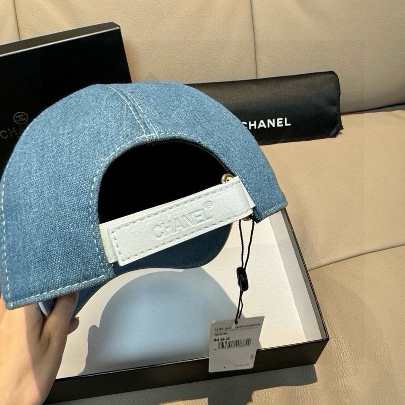 샤넬 청바지 자수 야구모자 001-266042