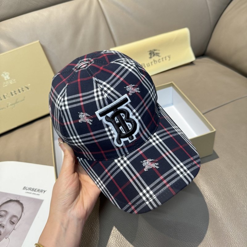 버버리 TB 체크 야구모자 001-266049