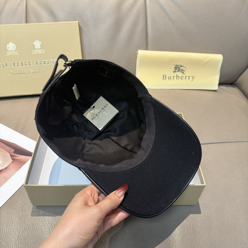 버버리 오리지널 볼캡 흑백 두색 001-266057
