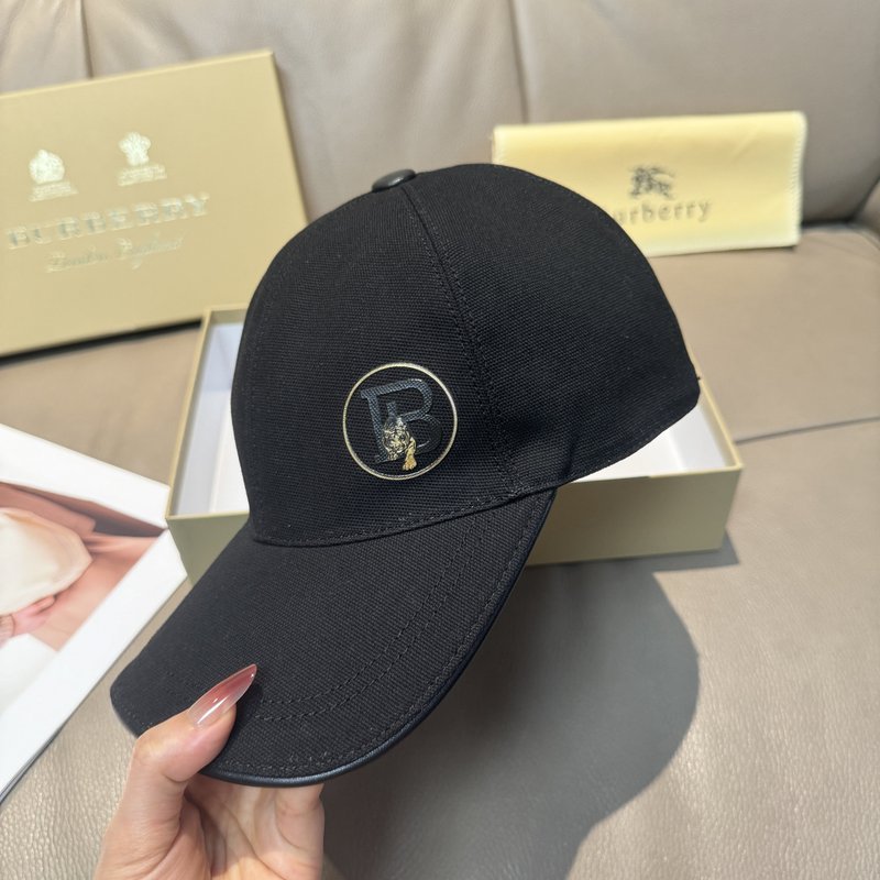 버버리 오리지널 볼캡 흑백 두색 001-266057