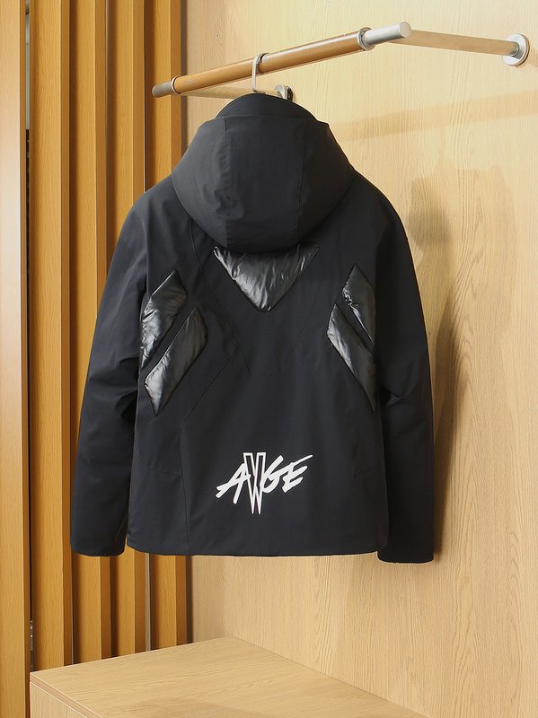 Monc1er 스키 후드 다운 자켓 001-266106
