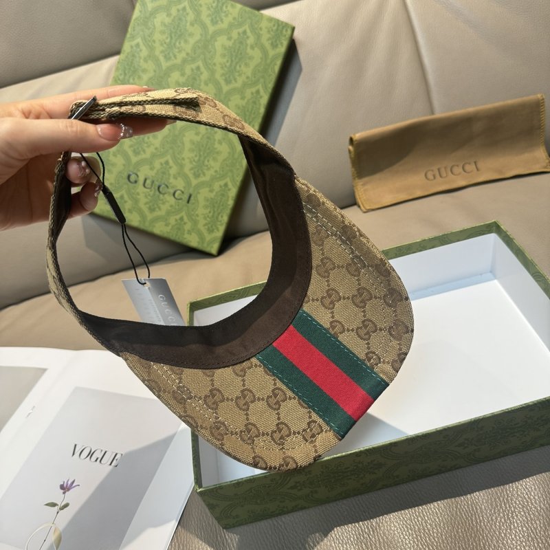 Gucci 와이드 리본 바이저 001-266174