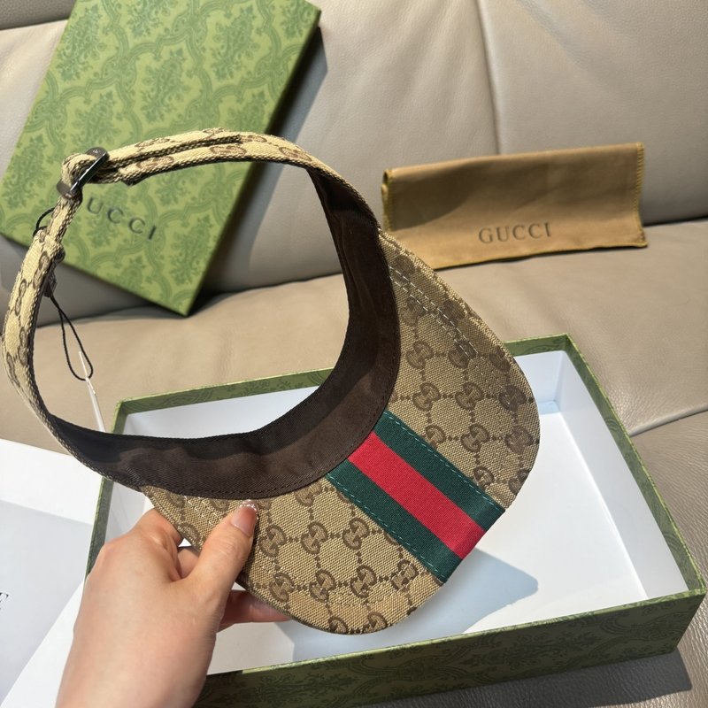 Gucci 와이드 리본 바이저 001-266174
