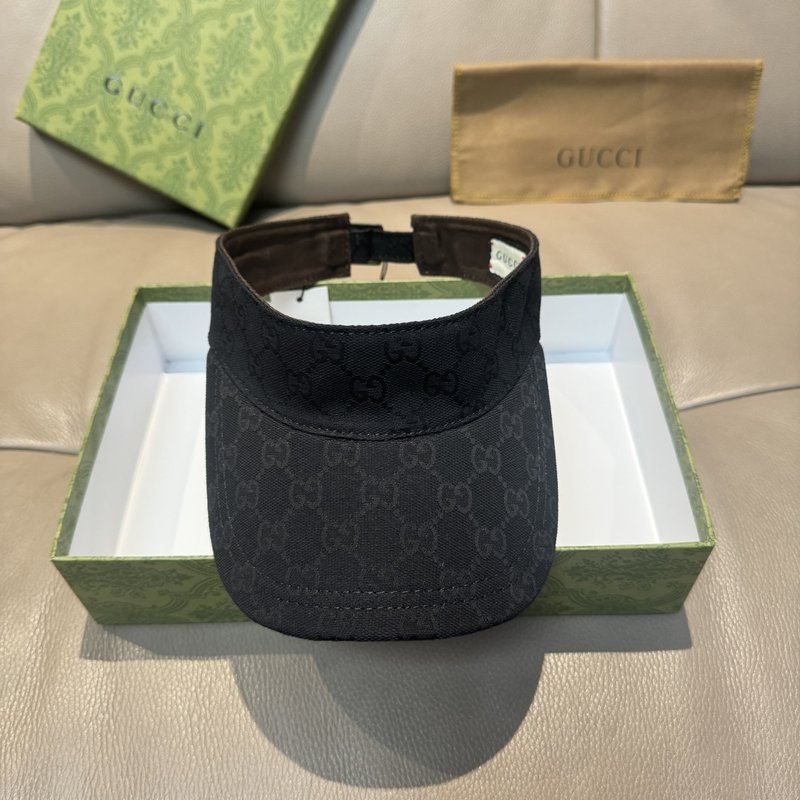 Gucci 와이드 테이프 선바이저 001-266176