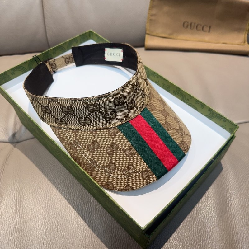 Gucci 와이드 리본 바이저 001-266177