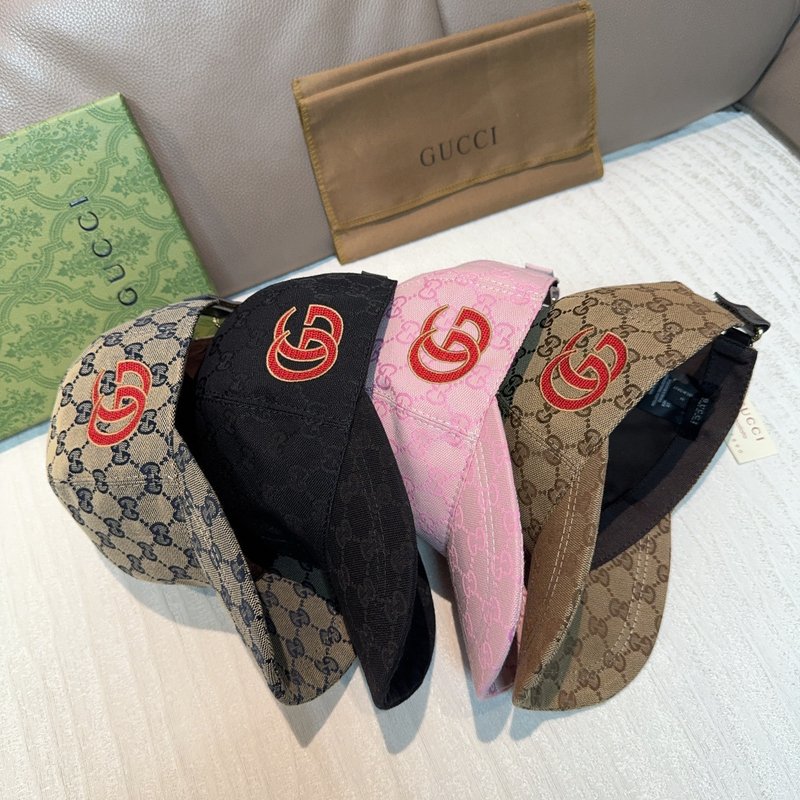 Gucci 신상 더블 G 자수 야구모자 001-266240