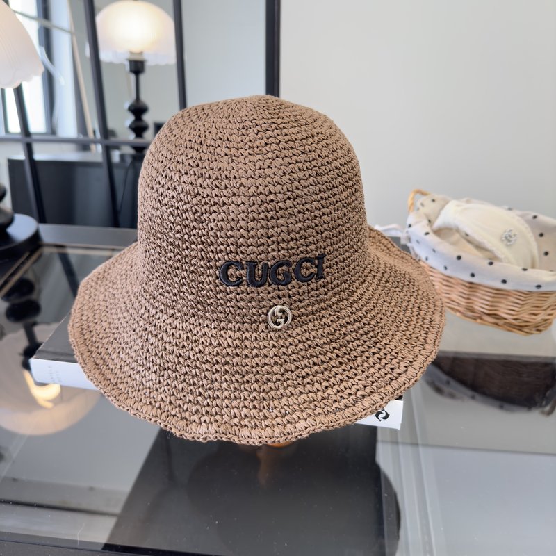 Gucci 여름 접이식 밀짚모자 001-266270