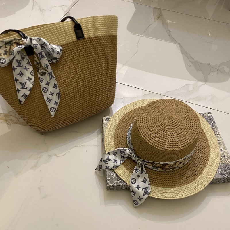 LV 플랫캡 비치백 001-266292
