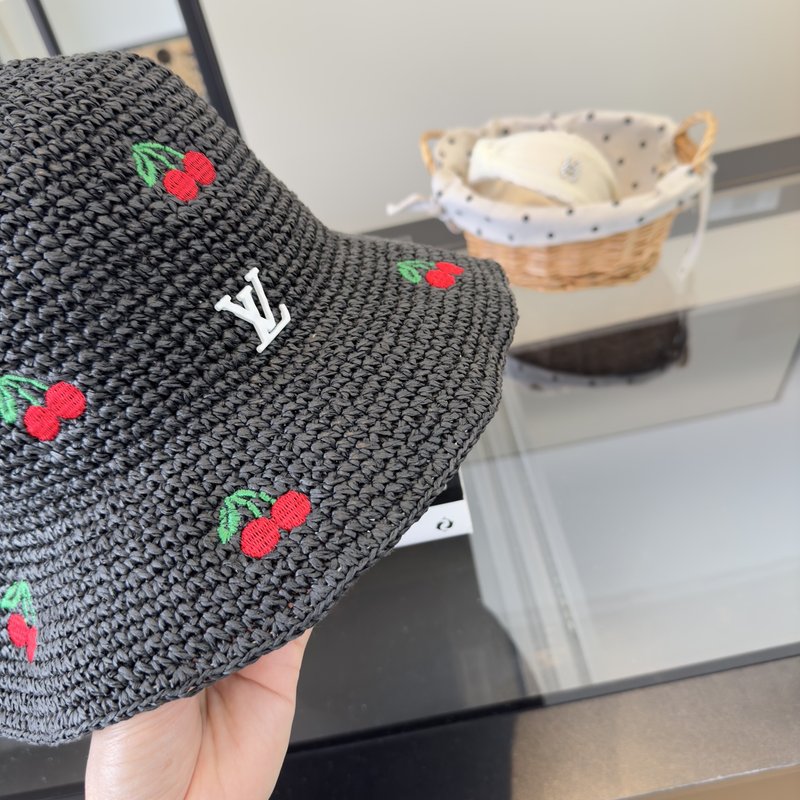 LV 신상 접이식 밀짚모자 001-266304