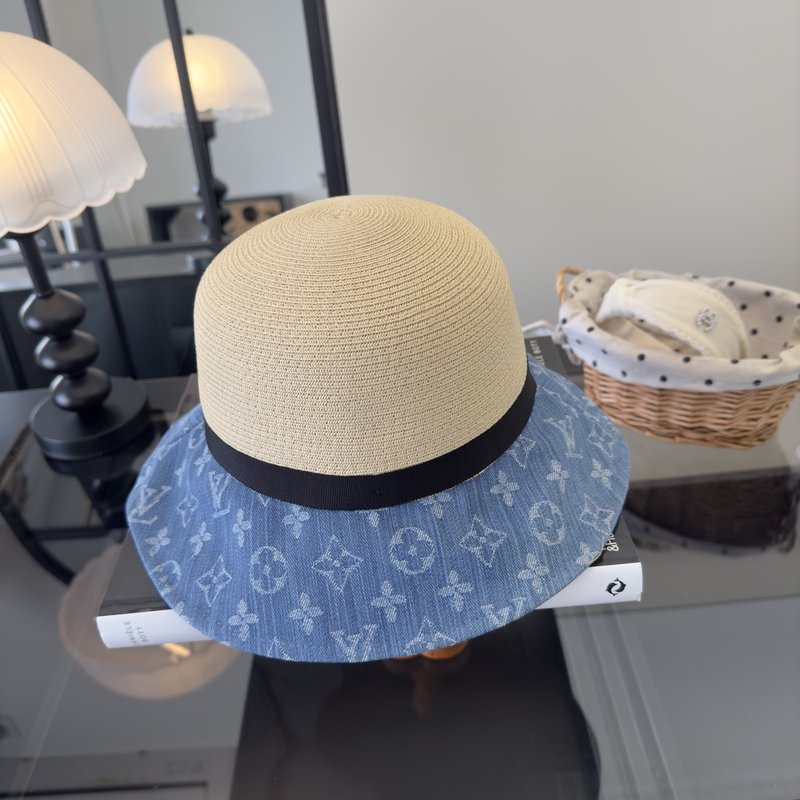 LV 라피아 모노그램 모자 001-266308