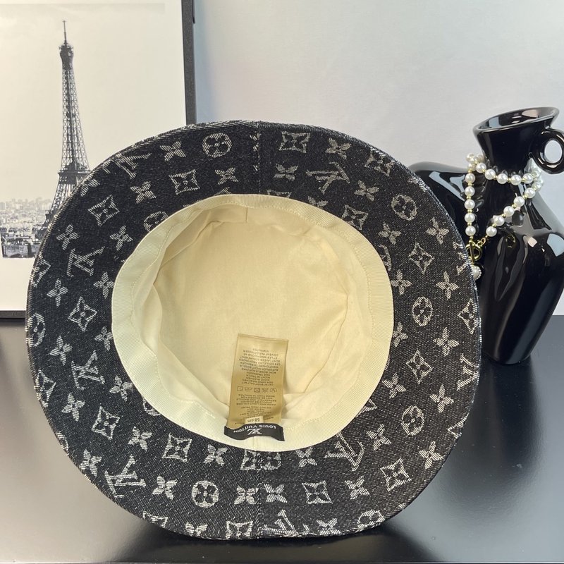 LV 데님 자수 버킷햇 001-266311