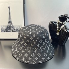 LV 데님 자수 버킷햇 001-266311