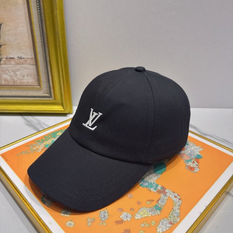 Louis Vuitton 자수 순면 야구모자 001-266335