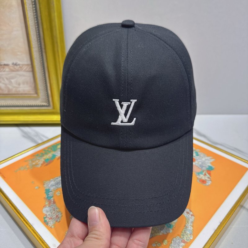 Louis Vuitton 자수 순면 야구모자 001-266335