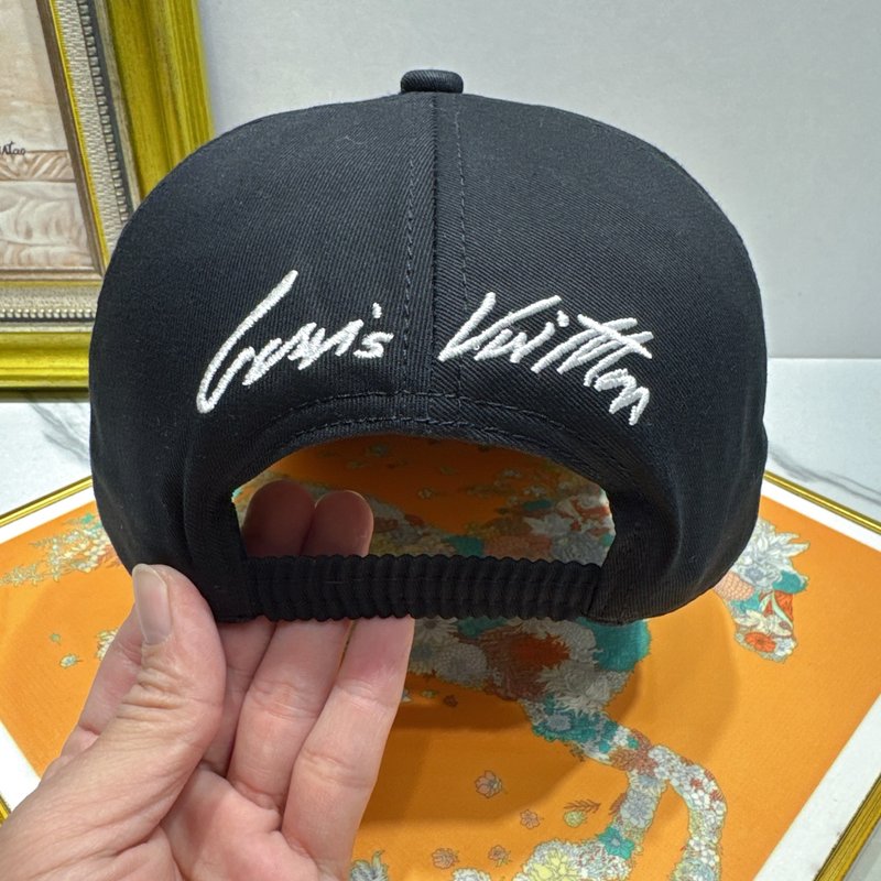 Louis Vuitton 자수 순면 야구모자 001-266335