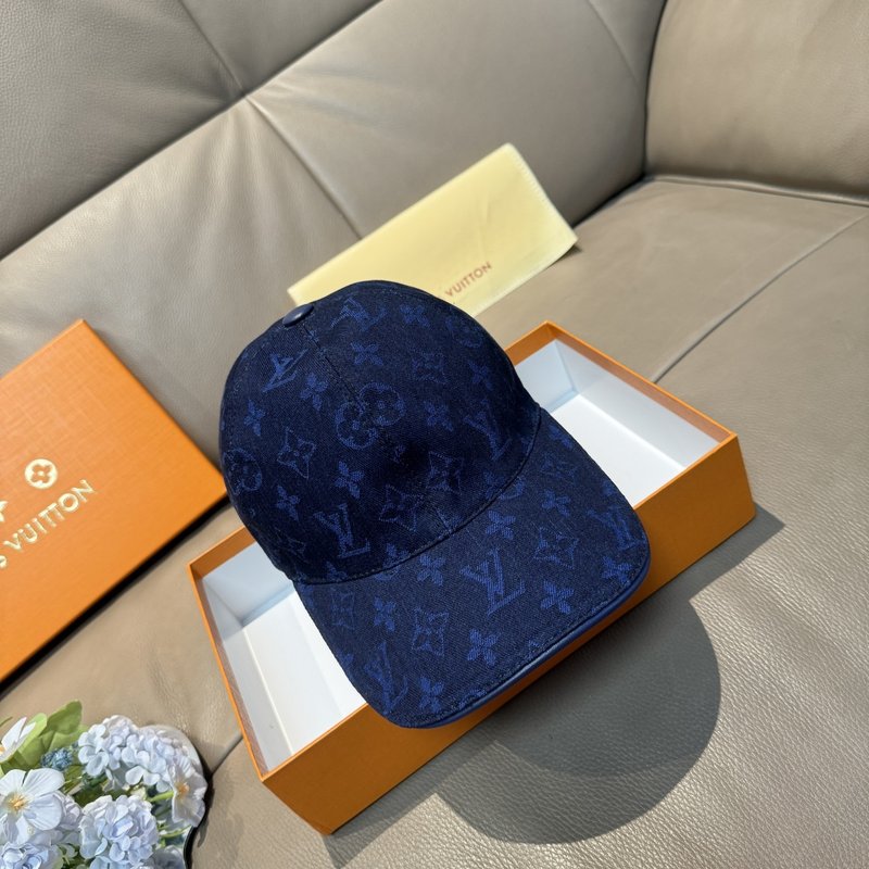 LV 데님 자수 야구 모자 001-266342