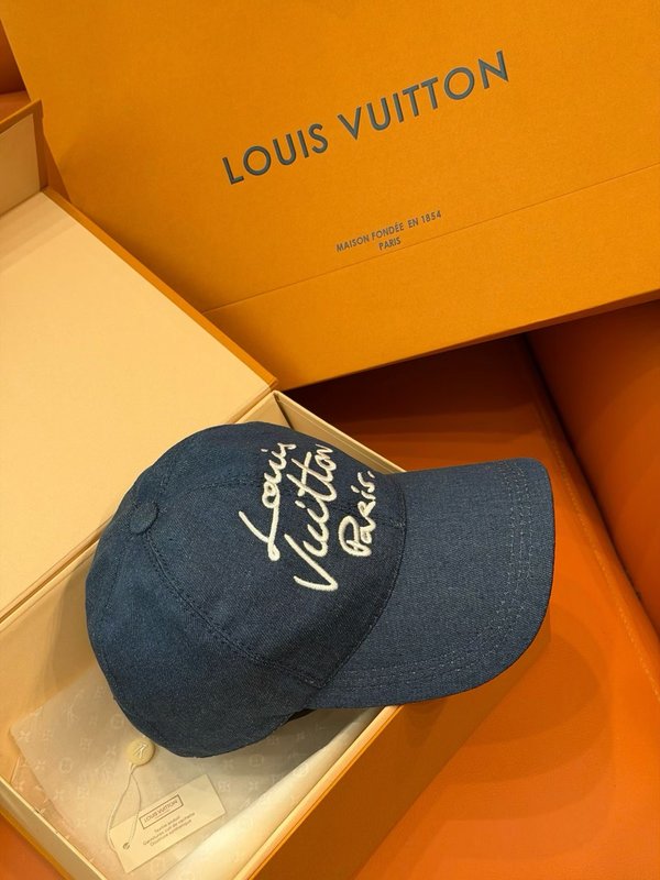 LV 청바지 자수 손글씨 야구모자 001-266343