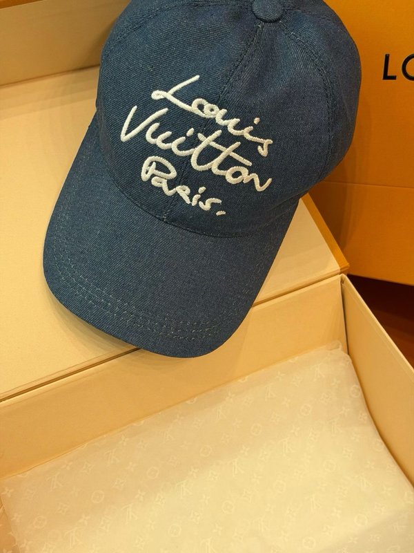 LV 청바지 자수 손글씨 야구모자 001-266343