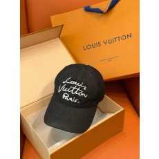 LV 데님 자수 손글씨 야구모자 001-266344