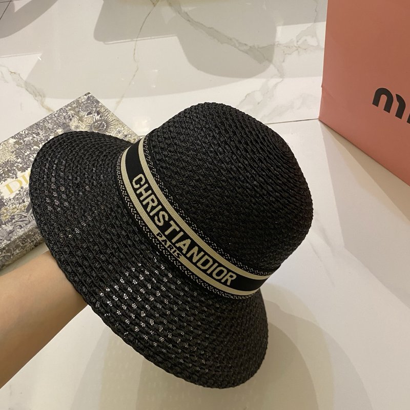 디올 레이스 라운드 모자 001-266361