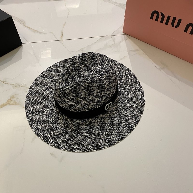 디올 하운드투스 리넨 스타일 모자 001-266369
