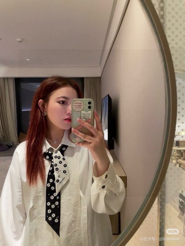 샤넬 귀여운 강아지 스카프 001-266527