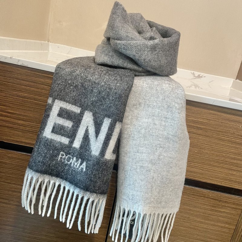 샤넬 스타일 순모 스카프 001-266575