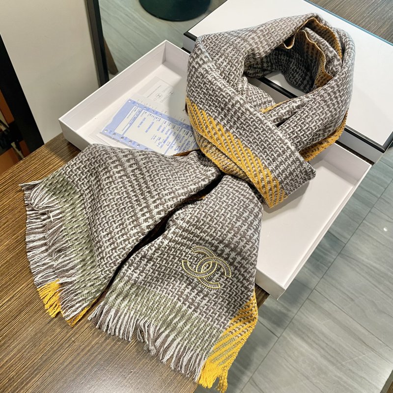 샤넬 순모 스카프 001-266576