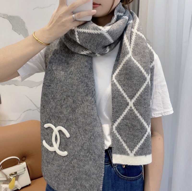 샤넬 초부드럽고 포근한 목도리 001-266589