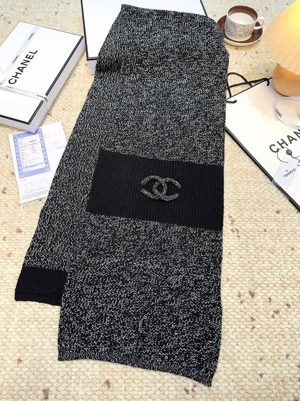 샤넬 니트 울 스카프 001-266595