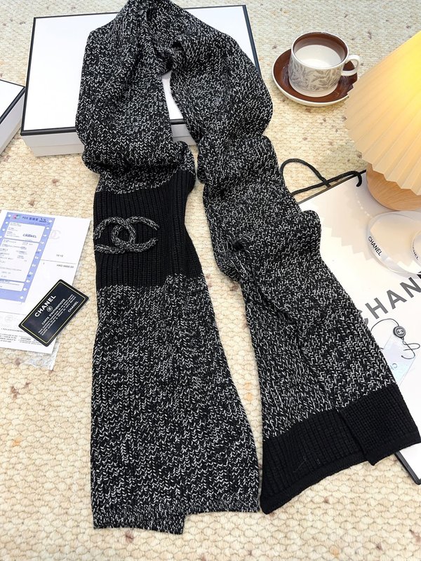 샤넬 니트 울 스카프 001-266595